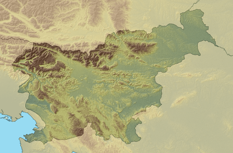 Relief en slovénie