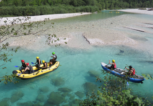 Canoe en slovénie
