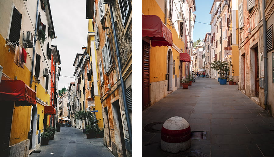 Visiter Piran 2 ruelles de piran